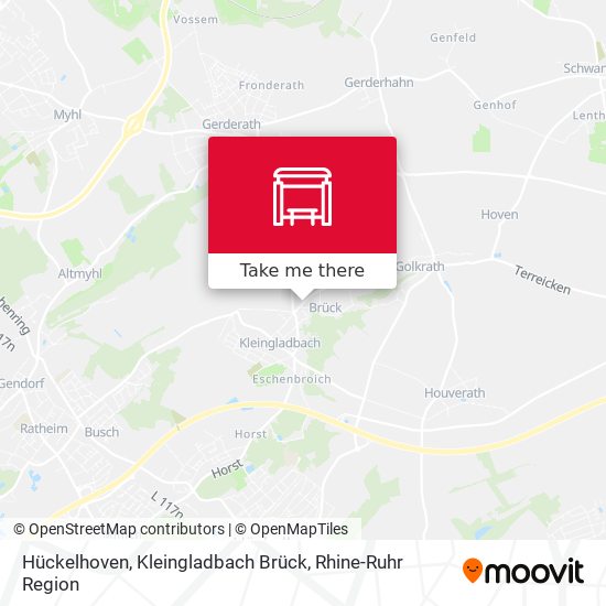 Hückelhoven, Kleingladbach Brück map