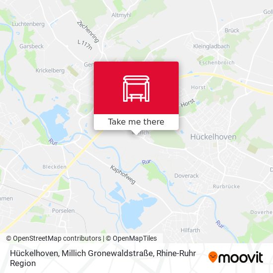 Hückelhoven, Millich Gronewaldstraße map