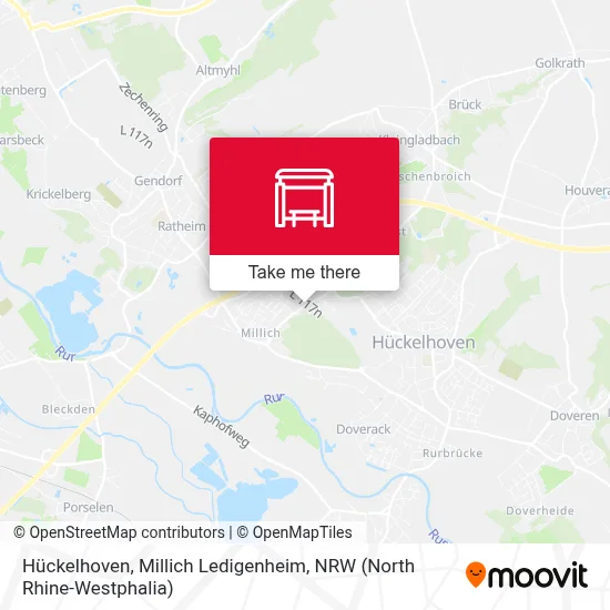 Hückelhoven, Millich Ledigenheim map