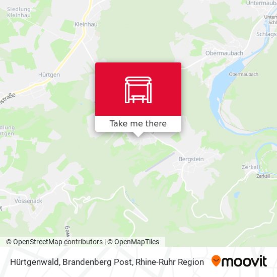Hürtgenwald, Brandenberg Post map