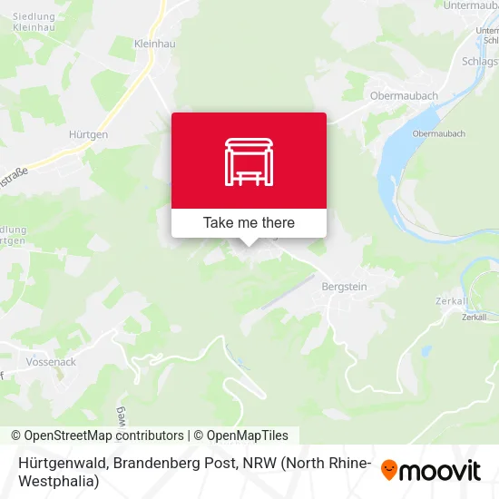 Карта Hürtgenwald, Brandenberg Post