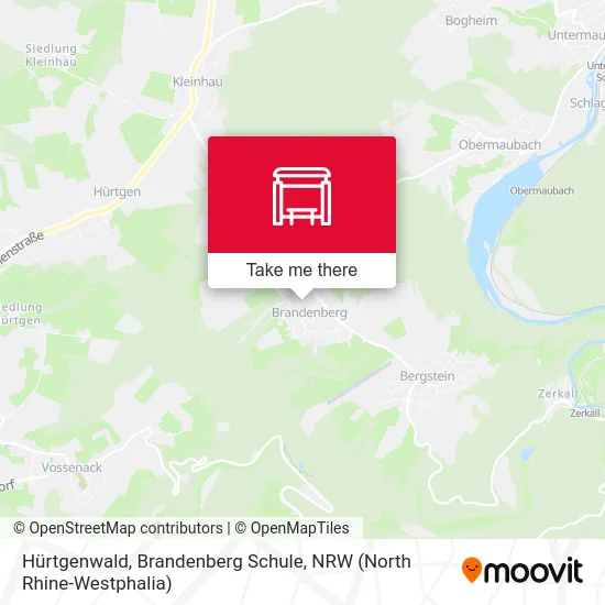 Карта Hürtgenwald, Brandenberg Schule