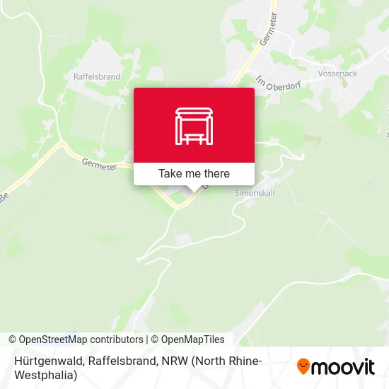 Hürtgenwald, Raffelsbrand map