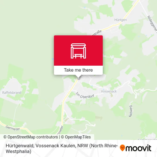 Карта Hürtgenwald, Vossenack Kaulen
