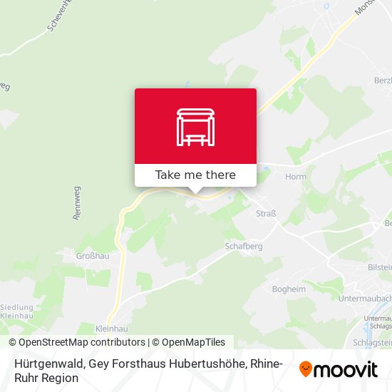 Hürtgenwald, Gey Forsthaus Hubertushöhe map