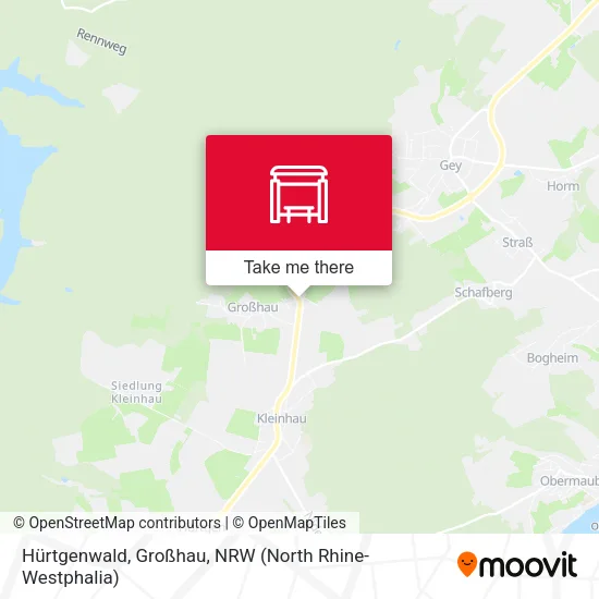 Карта Hürtgenwald, Großhau