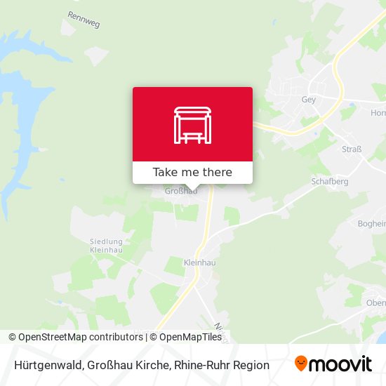 Hürtgenwald, Großhau Kirche map