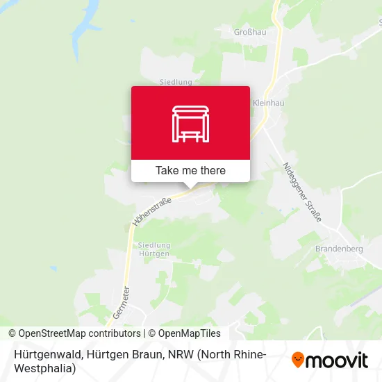 Карта Hürtgenwald, Hürtgen Braun