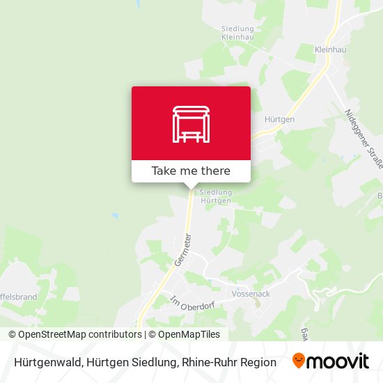 Hürtgenwald, Hürtgen Siedlung map