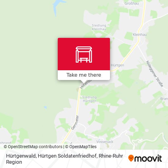 Hürtgenwald, Hürtgen Soldatenfriedhof map