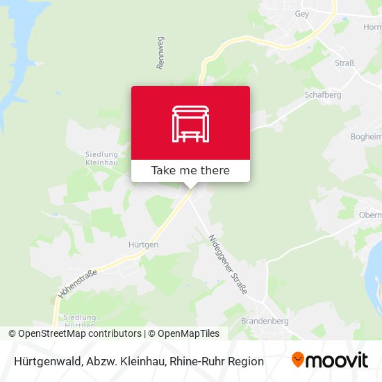 Hürtgenwald, Abzw. Kleinhau map