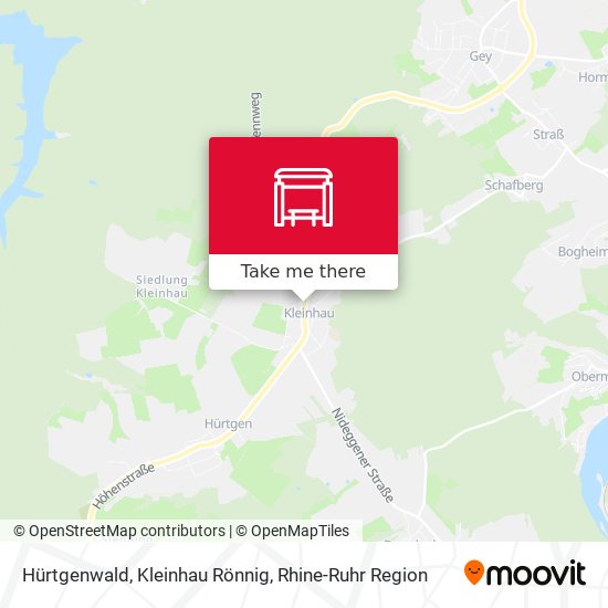 Hürtgenwald, Kleinhau Rönnig map