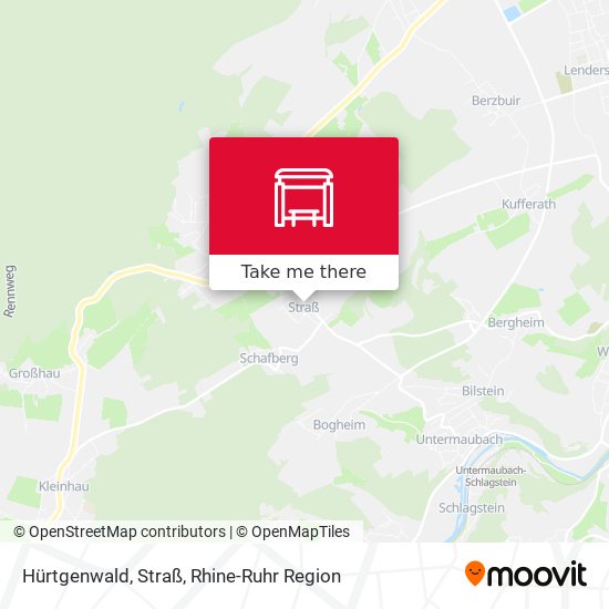 Hürtgenwald, Straß map