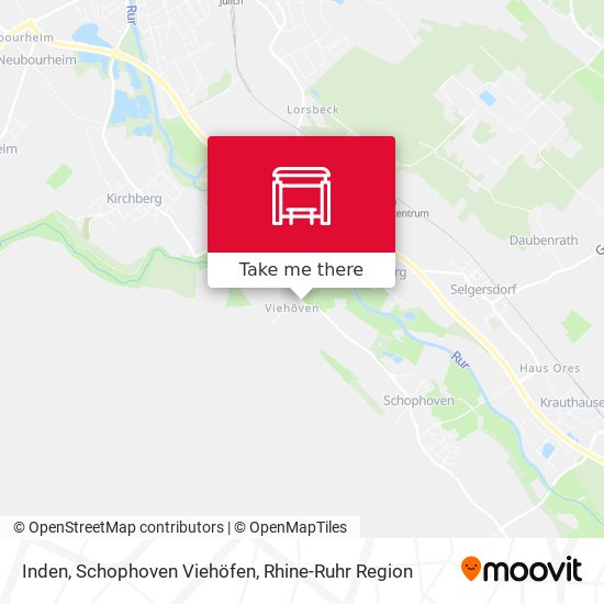 Inden, Schophoven Viehöfen map