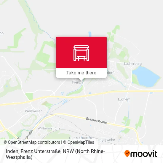 Карта Inden, Frenz Unterstraße