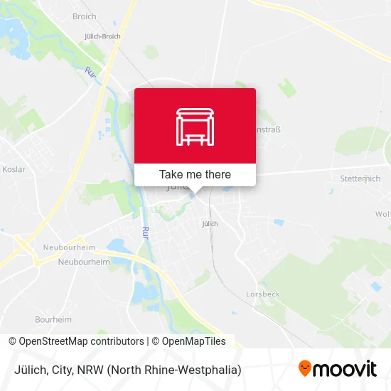 Jülich, City map