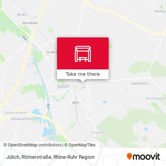 Jülich, Römerstraße map