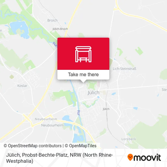 Карта Jülich, Probst-Bechte-Platz