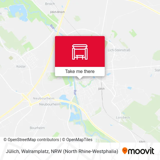 Карта Jülich, Walramplatz