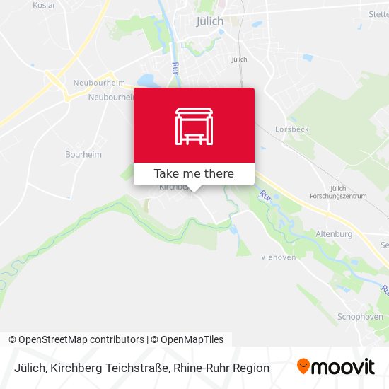 Jülich, Kirchberg Teichstraße map