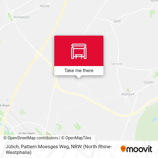 Карта Jülich, Pattern Moesges Weg