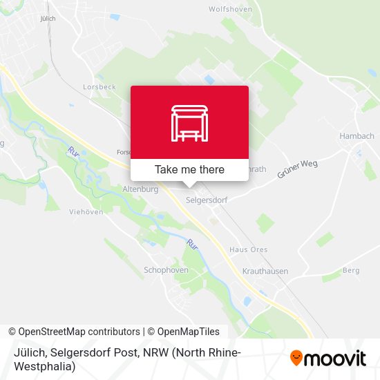 Карта Jülich, Selgersdorf Post
