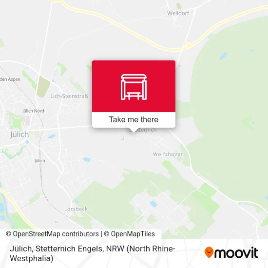 Карта Jülich, Stetternich Engels