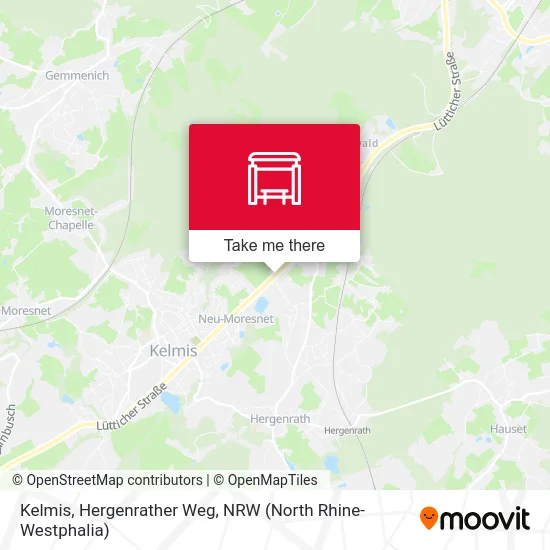 Kelmis, Hergenrather Weg map