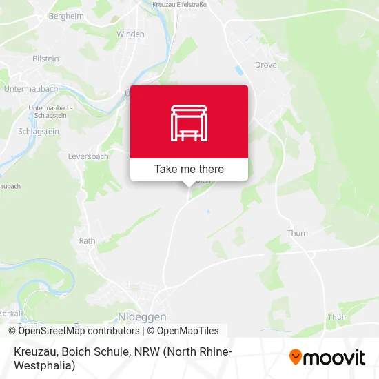 Kreuzau, Boich Schule map