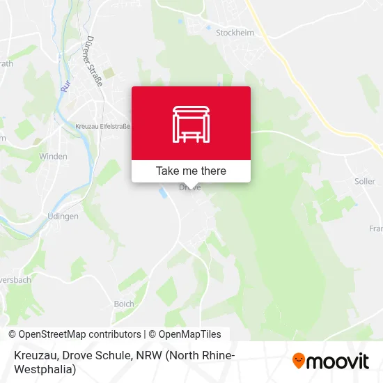 Kreuzau, Drove Schule map