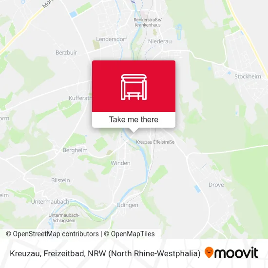 Kreuzau, Freizeitbad map