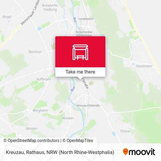 Kreuzau, Rathaus map