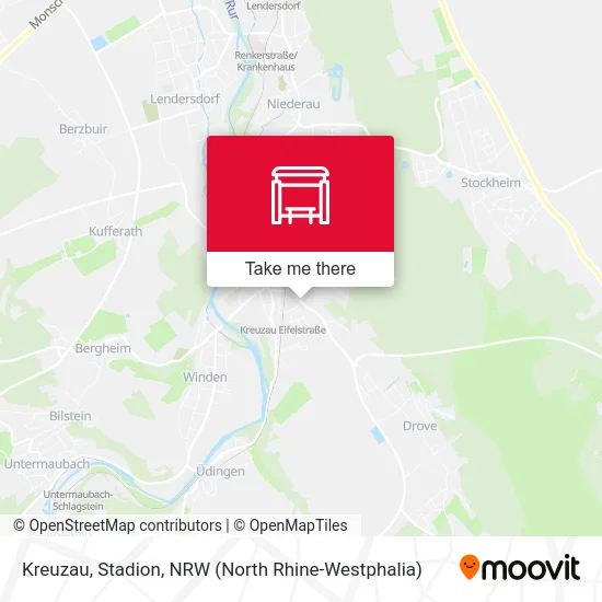 Kreuzau, Stadion map