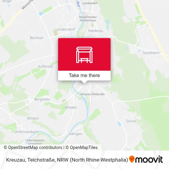 Kreuzau, Teichstraße map