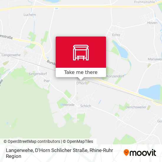 Langerwehe, D'Horn Schlicher Straße map