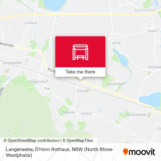 Langerwehe, D'Horn Rothaus map