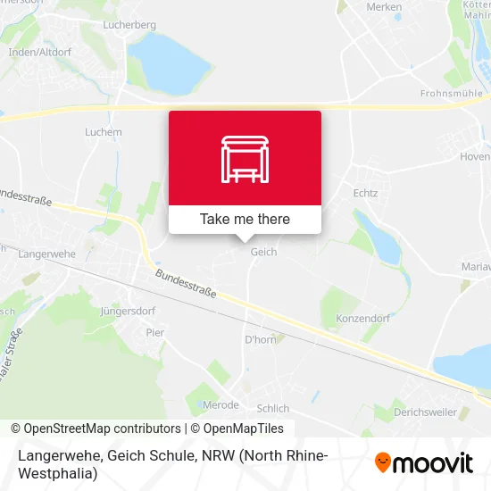 Карта Langerwehe, Geich Schule