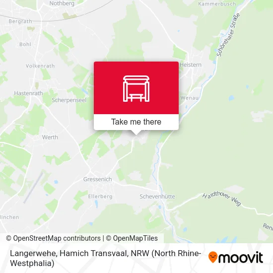 Карта Langerwehe, Hamich Transvaal