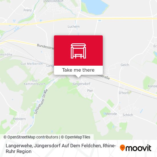 Langerwehe, Jüngersdorf Auf Dem Feldchen map
