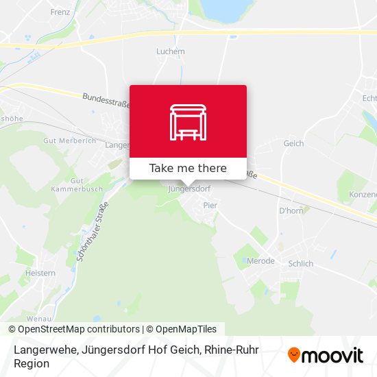 Langerwehe, Jüngersdorf Hof Geich map
