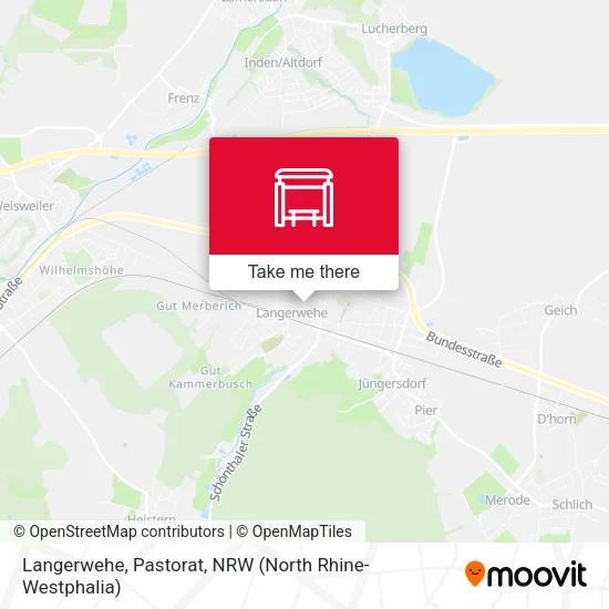 Карта Langerwehe, Pastorat