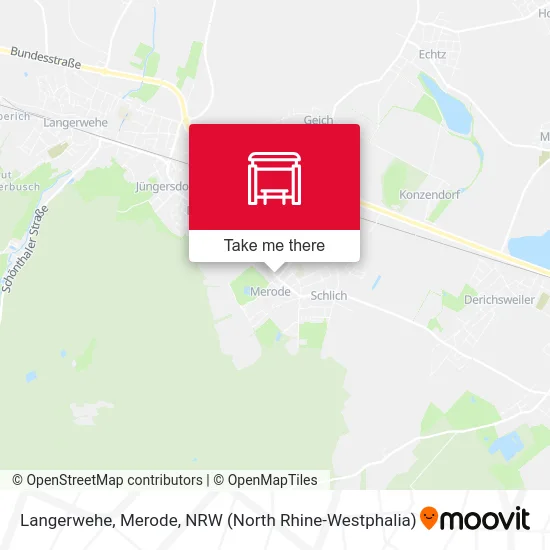 Карта Langerwehe, Merode