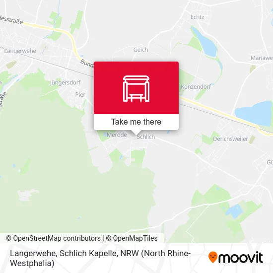 Langerwehe, Schlich Kapelle map