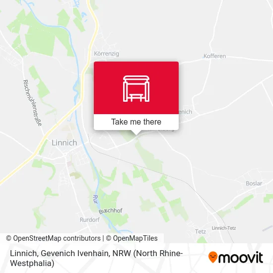 Карта Linnich, Gevenich Ivenhain