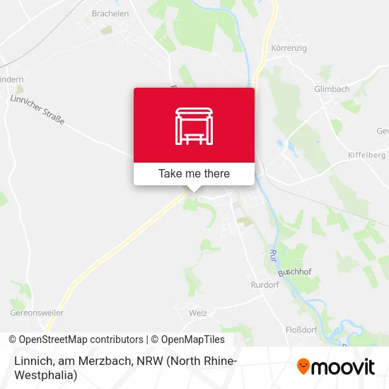 Карта Linnich, am Merzbach