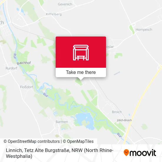 Linnich, Tetz Alte Burgstraße map