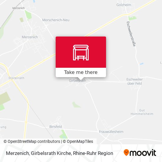Merzenich, Girbelsrath Kirche map