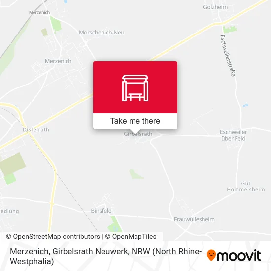 Карта Merzenich, Girbelsrath Neuwerk