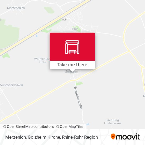 Merzenich, Golzheim Kirche map