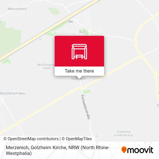 Карта Merzenich, Golzheim Kirche